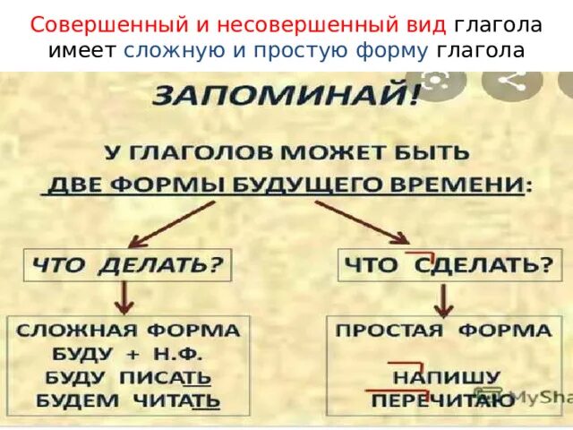 Совершенно несовершенный вид таблица