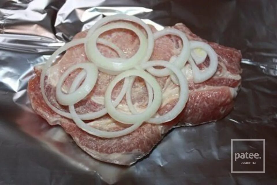 Маринованное мясо в фольге