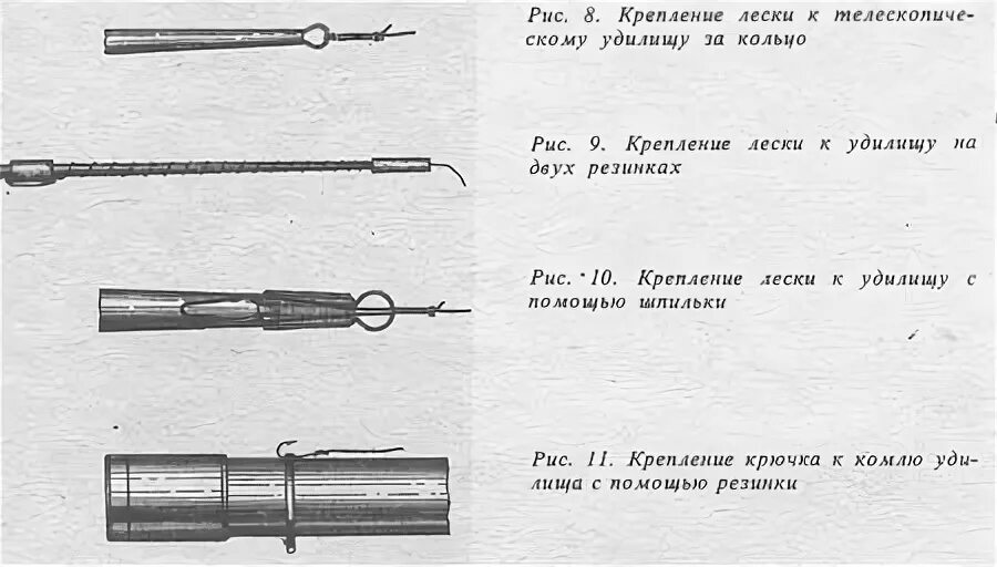 Как привязывать к маховой удочке