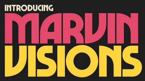 Шрифт marvin