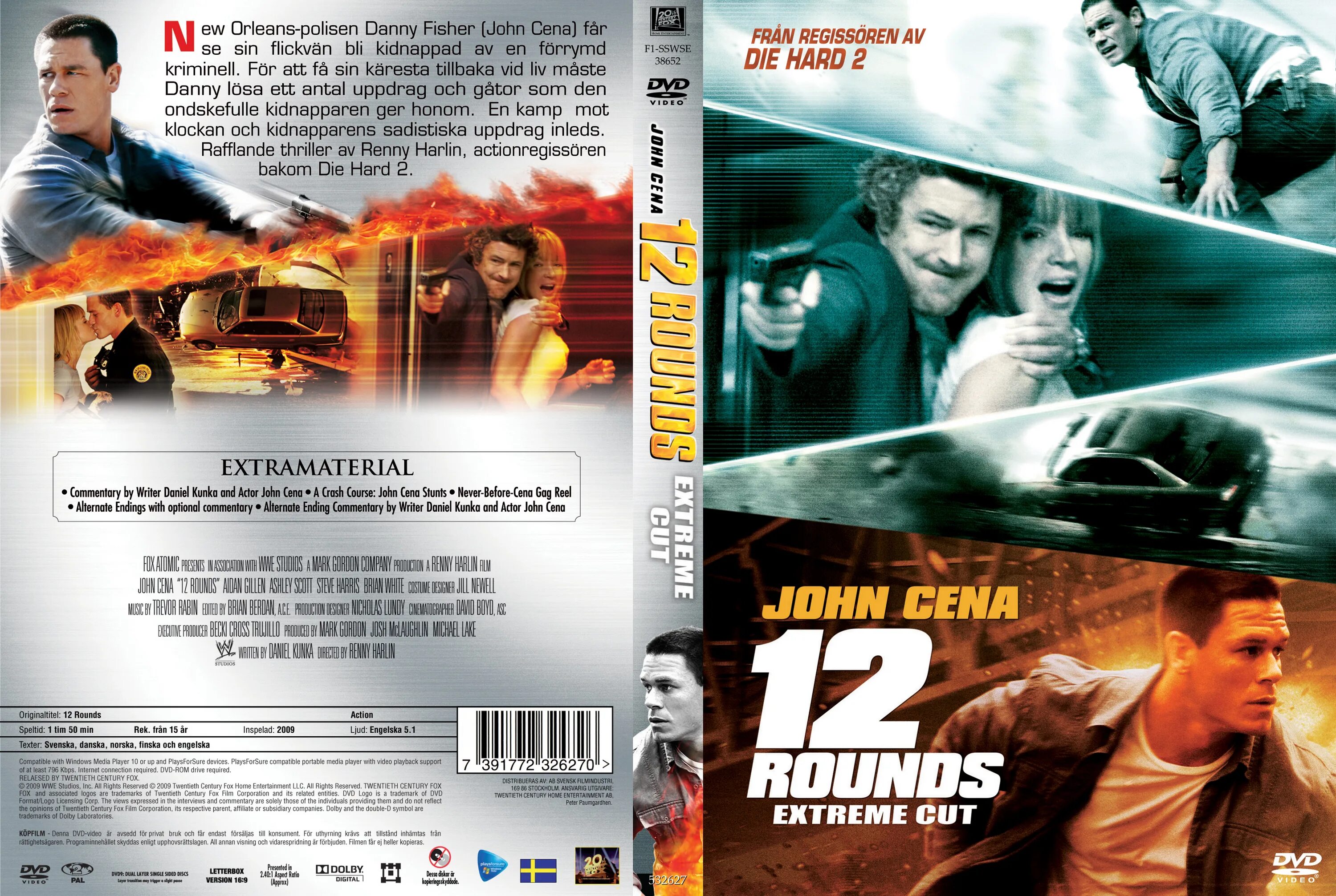 Www rounds. 12 Раундов 2009. 12 Раундов / 12 Rounds. 12 Раундов (Blu-ray). 12 Раундов Постер.