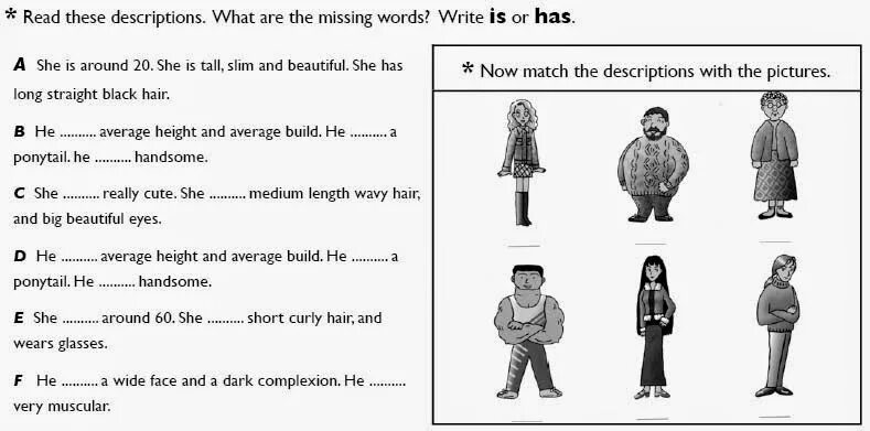 Задание на описание внешности на английском. Задания на описание внешности английский язык. Описание внешности на английском упражнения. Задания по теме внешность на английском языке. Describing people 3