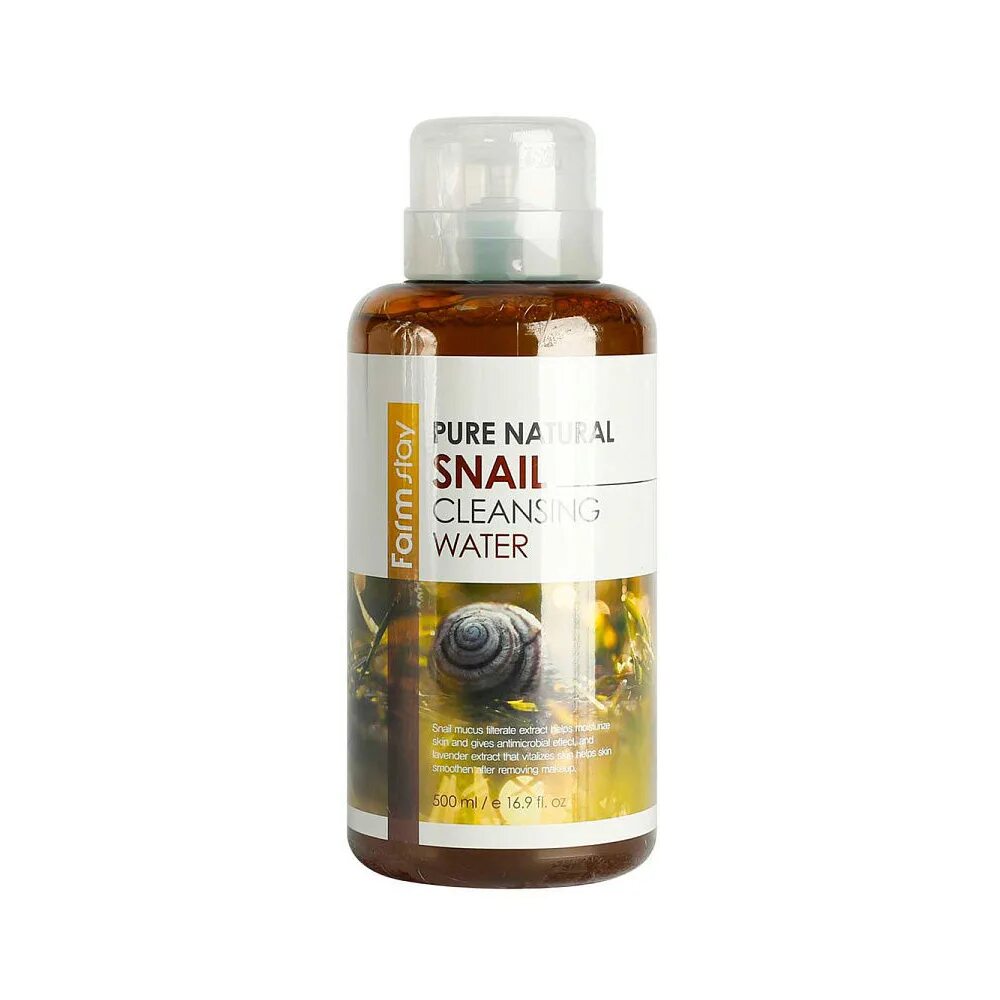 Farmstay Pure natural Snail Cleansing Water, 500ml. Farmstay вода очищающая для лица с муцином улитки Pure natural Snail Cleansing Water, 500 ml. Farmstay Pure natural Cleansing Water Collagen, 500 мл. Farmstay вода очищающая с экстрактом муцина улитки. Snail natural