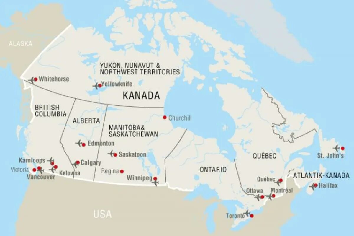 Порты Канады на карте. Крупные Порты Канады на карте. Морские Порты Канады на карте. Главные морские Порты Канады на карте.
