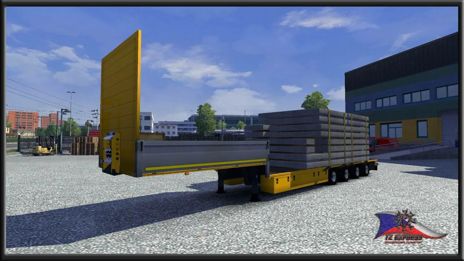 ETS 2 "TZ Panel transport Trailer". GM_trainconstruct2. Автокран 3д модель ETS. Transport Simulator 1.12.2. Standkife 2.2