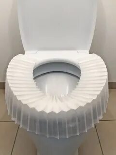 Накладка на унитаз одноразовая бумажная