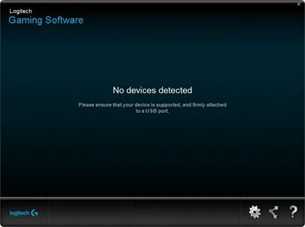 No device detected