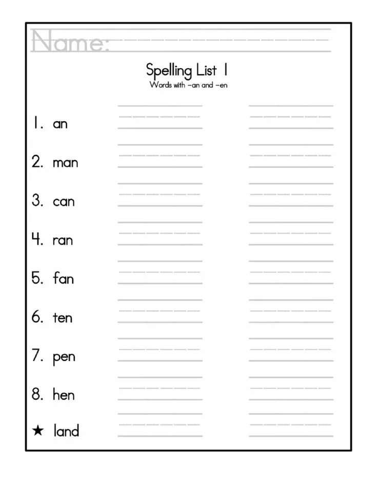 Spelling list. Ed spelling worksheet. spelling sheet worksheet. spelling for 1st grade. spelling exercises grade 3.