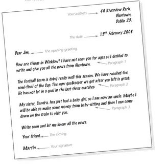Letter writing in english