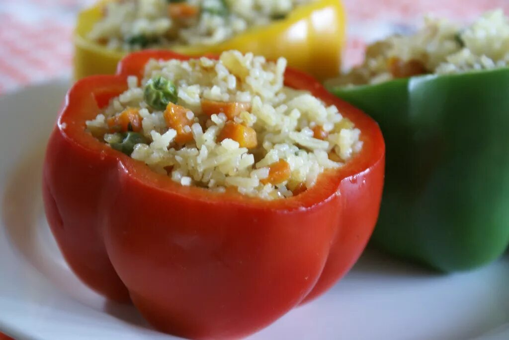 перец фаршированный рис фарш на зиму