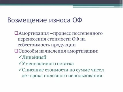 Себестоимость без амортизации