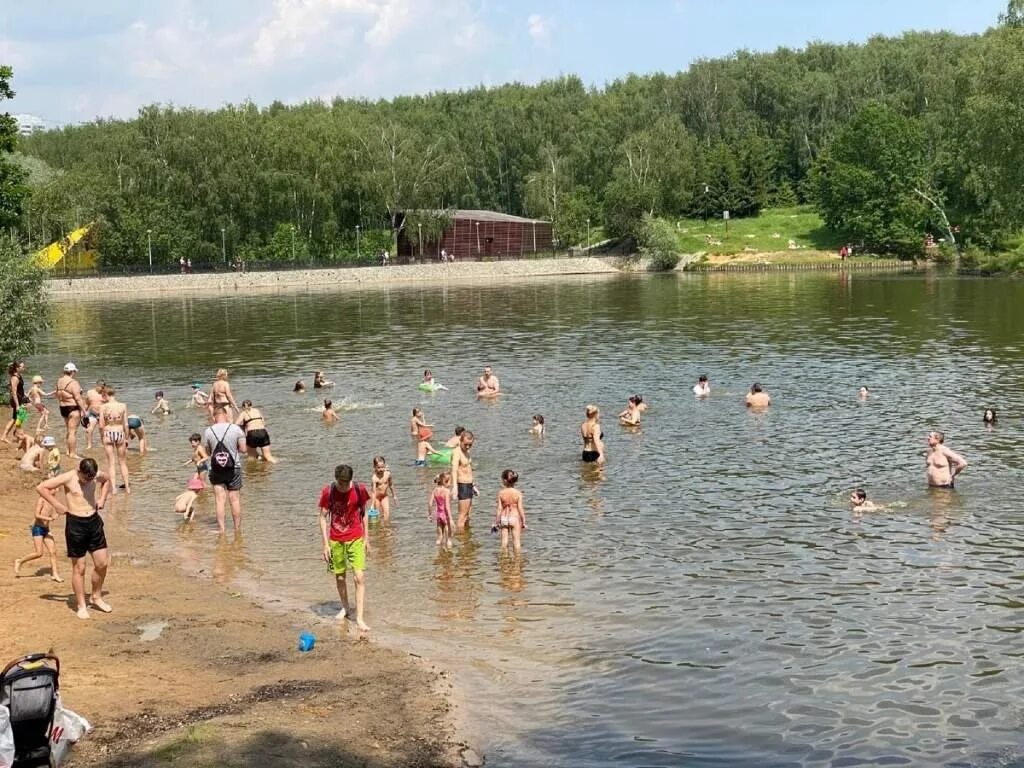 Где купаться в июле. Тропарево парк пляж. Зона отдыха «Тропарево» (улица Академика Виноградова, дом 12);. Тропаревский парк пляж. Тропаревский парк озеро пляж.