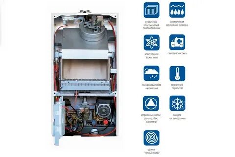 Котел газовый бакси экофор 24f