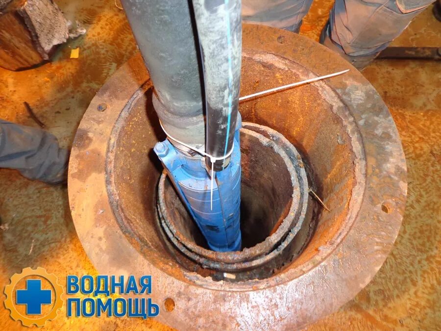 Замена насоса в скважине - Водная помощь
