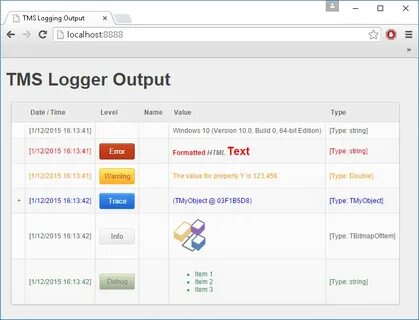 Logging time