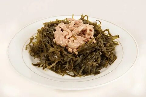 Жареная морская капуста