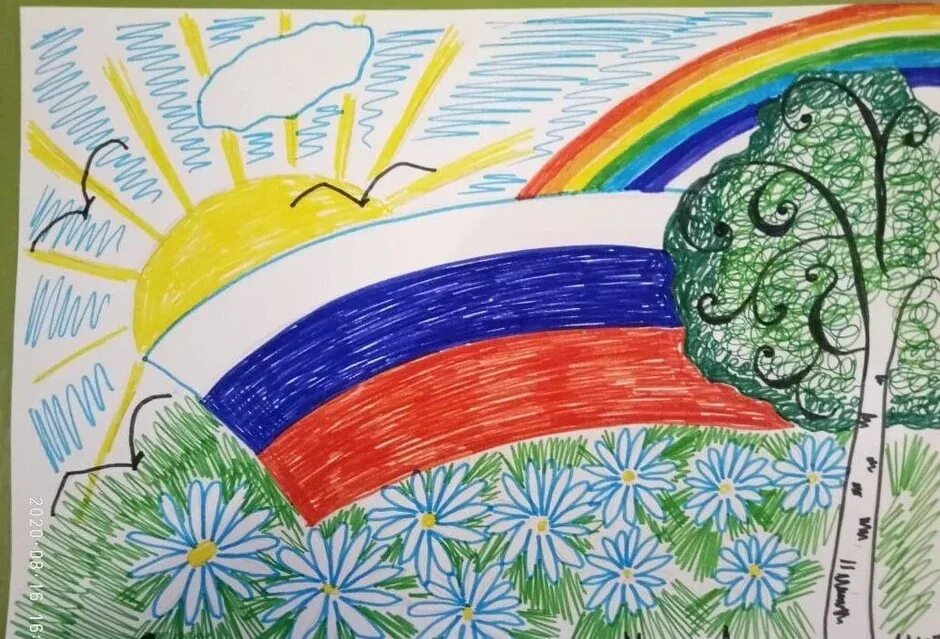 Рисунки ко дню государственного флага. Российский флаг детский рисунок. Рисунки к дню российского флага для детей. День российского флага рисунки детские. День российского флага рисунки детские.