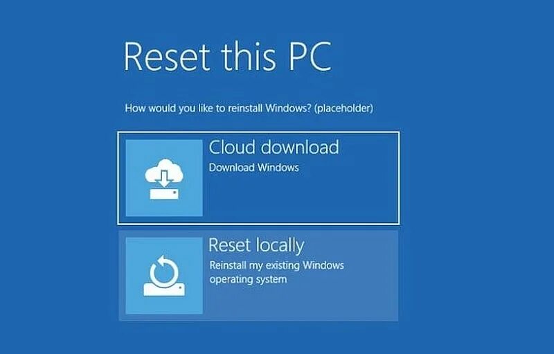 Способ переустановки windows из облака. Сломал windows 10. сломанный windows.