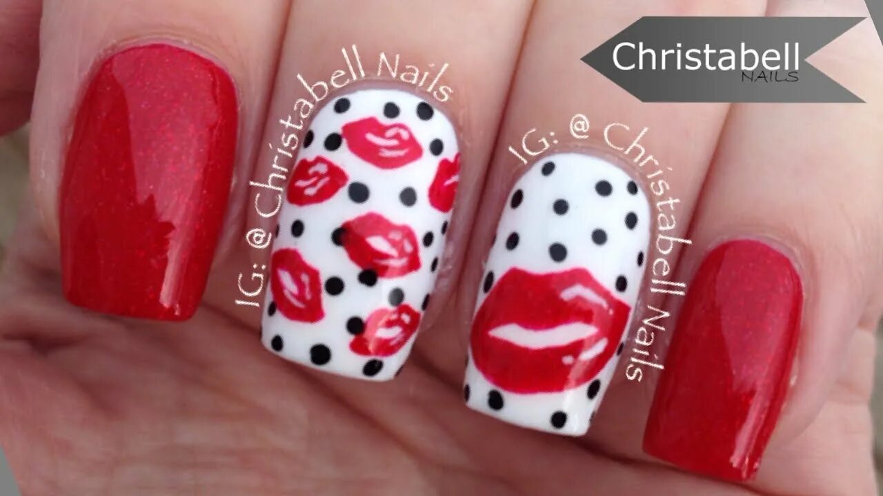62 Cute Nail Design Valentine Day that Inspire Nail designs valentines, Valentin