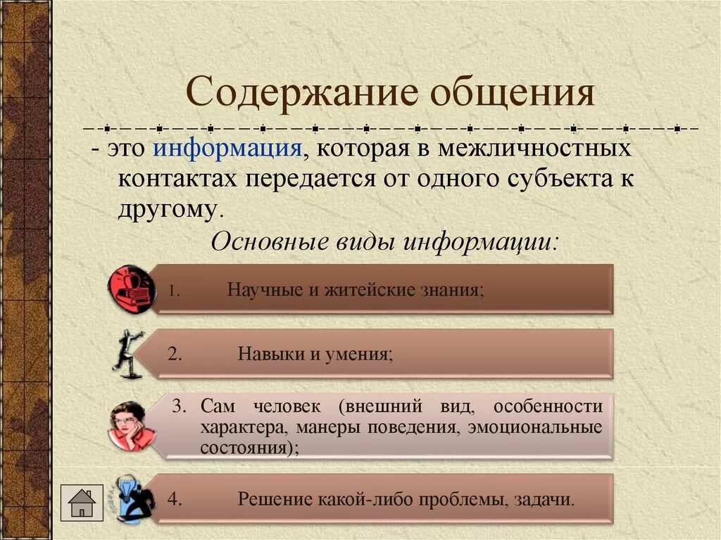 Какие виды общения бывают 6 класс обществознание. Содержание процесса общения. Содержание общения в психологии. Содержание и цели общения. Содержание цель и средства общения.