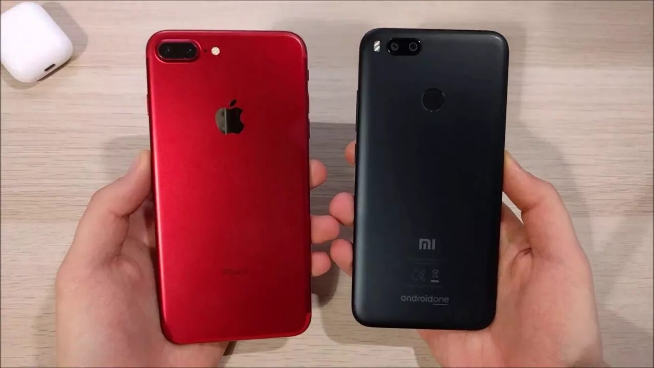 Телефон iphone redmi. Iphone 7 Plus Red. Redmi a1 Plus. Xiaomi mi a1 iphone 7. Xiaomi mi a1 Red.