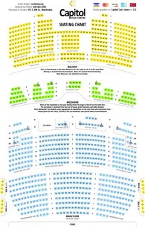 Seating Chart " Capitol Civic Centre.