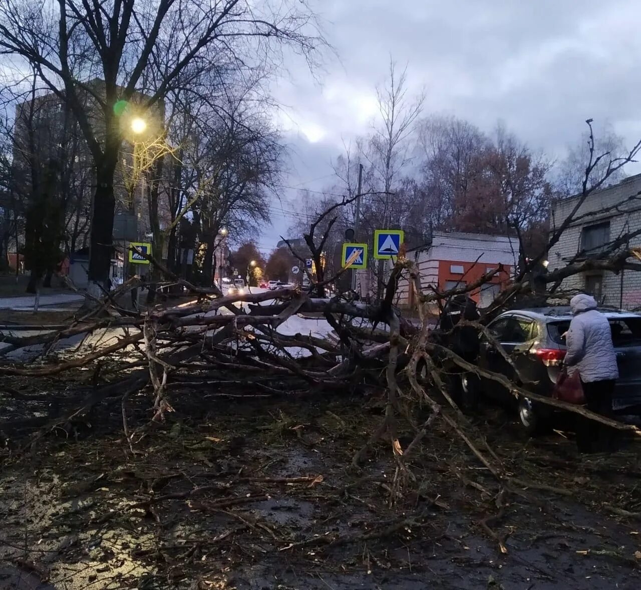 Чп 29 февраля. Непогода в Курске вчера.