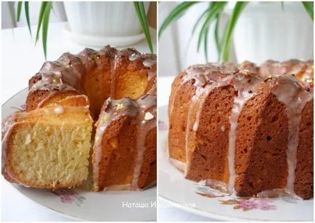 Творожный кекс без сахара