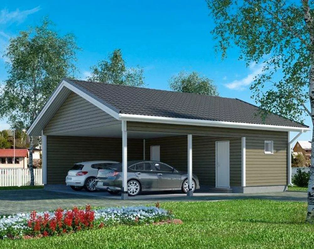 Гараж с навесом. Гараж с навесом и хозблоком. Проекты гаражей с хозблоком и навесом. Гараж с навесом под одной крышей. Гараж с навесом под одной крышей.