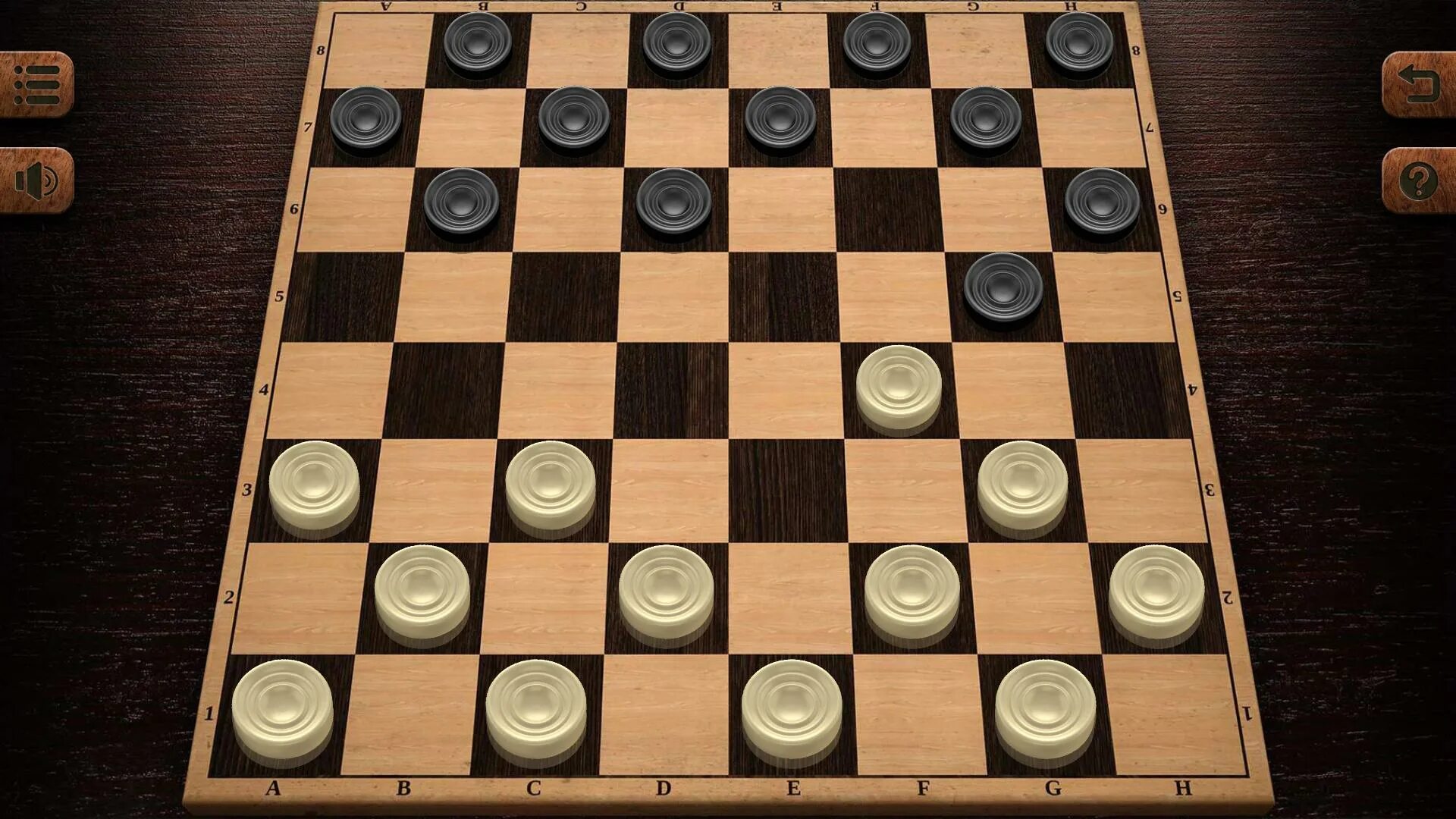 Checkers game. Комбинации по русским шашкам. Ловушки в шашках в начале. Золотые шашки с логотипом.