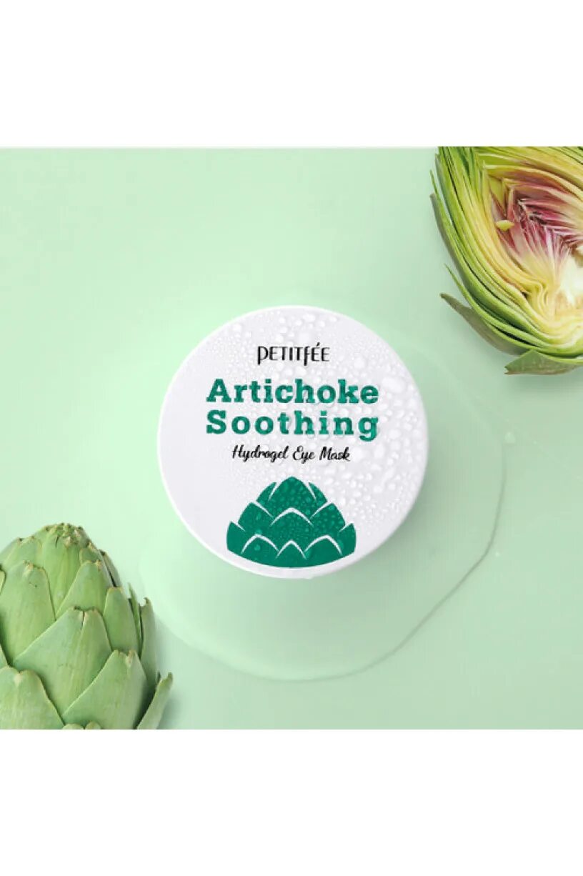 [petitfee] гидрогелевые патчи для глаз артишок artichoke soothing hydrogel eye mask, 60 шт. Artichoke soothing патчи. Petitfee патчи гидрогелевые с артишоком. Petitfee патчи гидрогелевые с артишоком. Освежающие патчи с экстрактом артишока petitfee artichoke soothing hydrogel eye mask.
