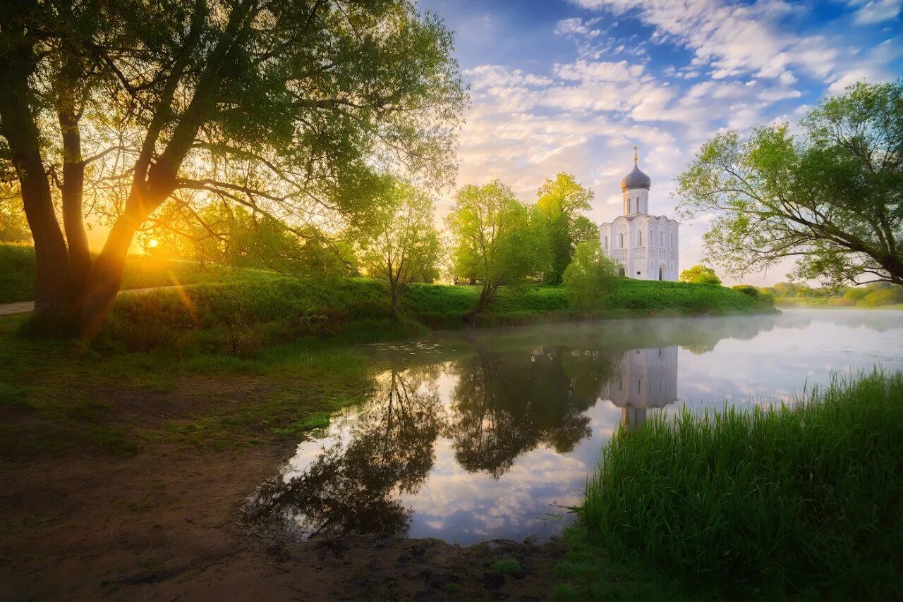 Храм природа красивое фото Яндекс.Фотки переехали Живописные фотографии, Пейзажи, Картины пейзажа