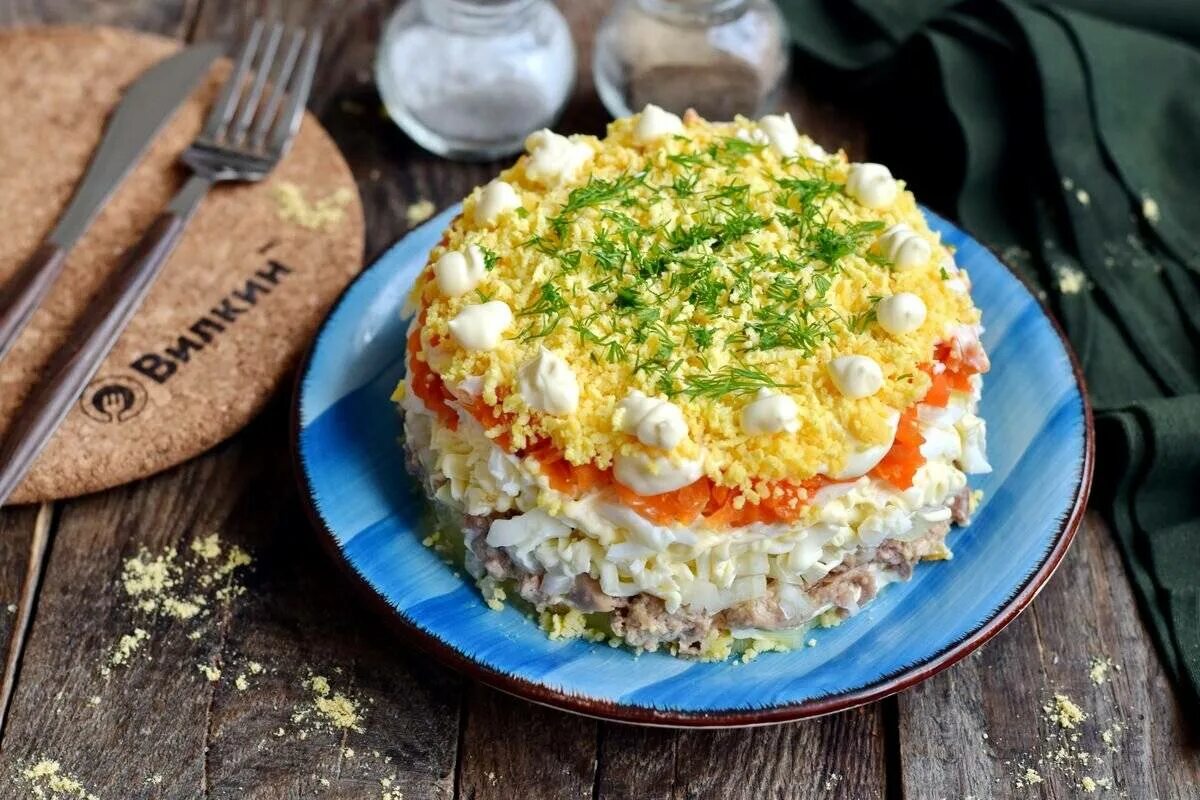 Рецепт вкусного салата с яйцом