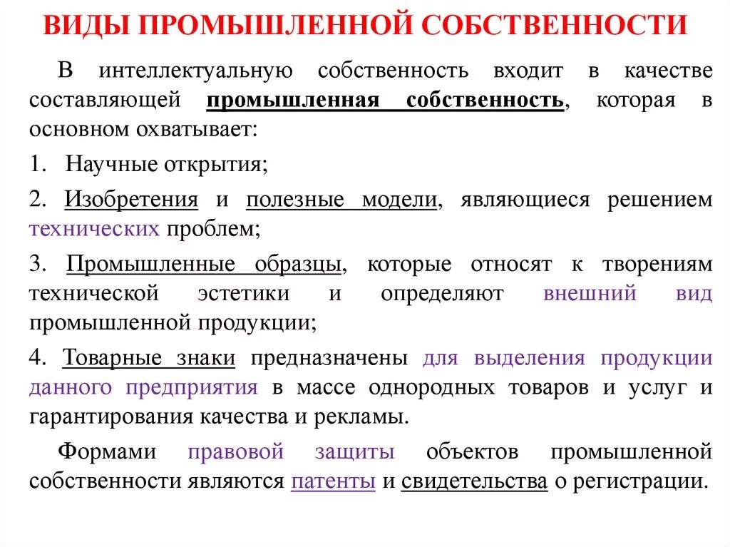 Интеллектуальная собственность образец. Виды промышленной собственности. Промышленная собственность примеры. Объекты промышленной собственности примеры. Перечислите объекты промышленной собственности.