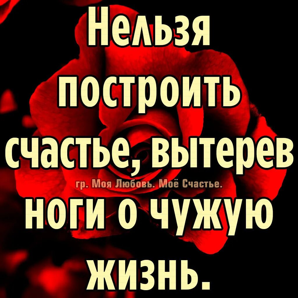 Цитаты укради. Вытерев ноги о чужую жизнь. Нельзя построить счастье вытерев ноги о чужую жизнь. Счастье не украдешь. На чужом горе счастья не построишь цитаты.