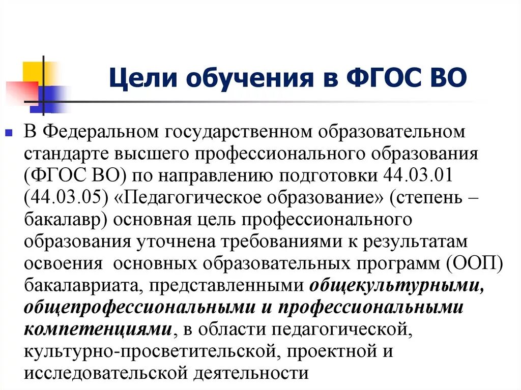 Фгос во педагогическое образование. Цели обучения в педагогике. Цели обучения определяются. Цель обучения определение. ФГОС цель образования.