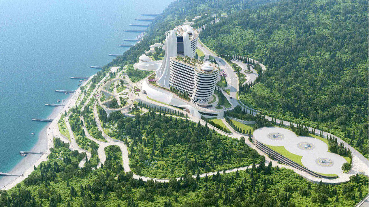 Курортный проект. Имеретинский курорт олимпийский парк. Курорт новая анапа. Проект современного санатория. Пансионат урсдон владикавказ.