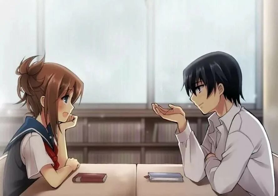 разговор мультяшный. люди в стиле комиксов. линдгрен малыш и карлсон. две личности арт. диалог мальчика и девочки.