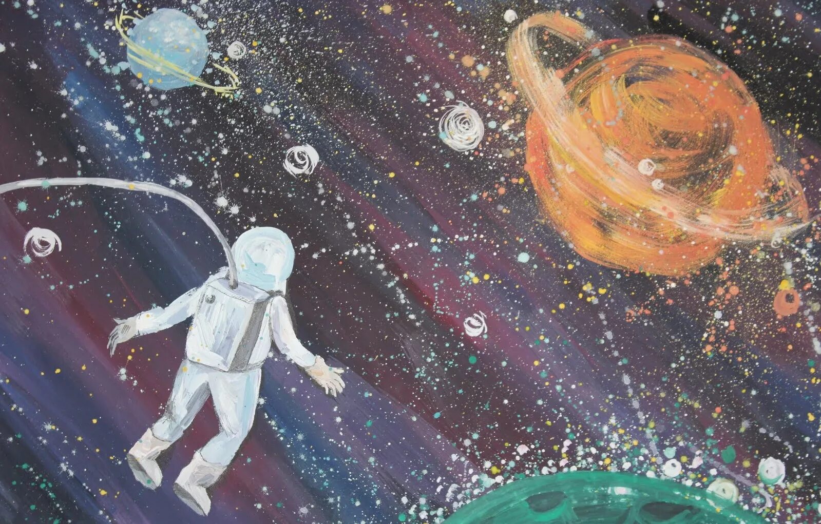 Включи где космос. Космос иллюстрация. полет на другую планету. космические рисунки. вселенная рисунок.