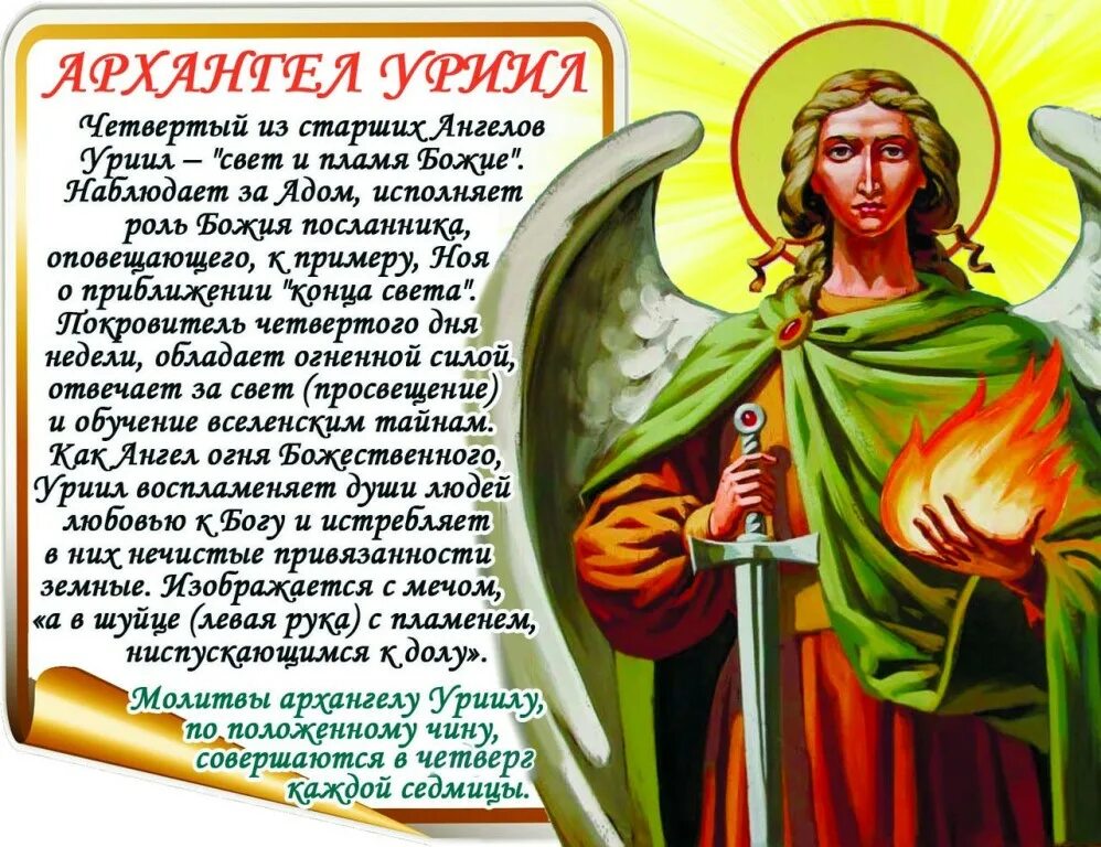 Молитвы ангелам и архангелам на каждый