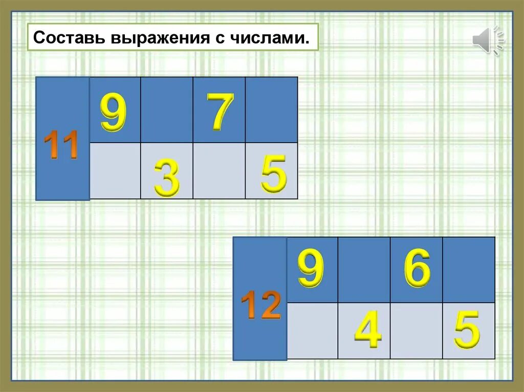 Составь выражения 6 и 4. Случаи сложения. случаи сложения +5. сложение вида 9+5. составь выражение.