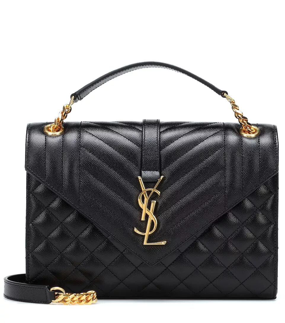 Saint laurent сумки оригинал. Сумка YSL Monogram. Сумка YSL Envelope Black. Стеганая сумка Ив сен Лоран. Сумка Saint Laurent Monogram.