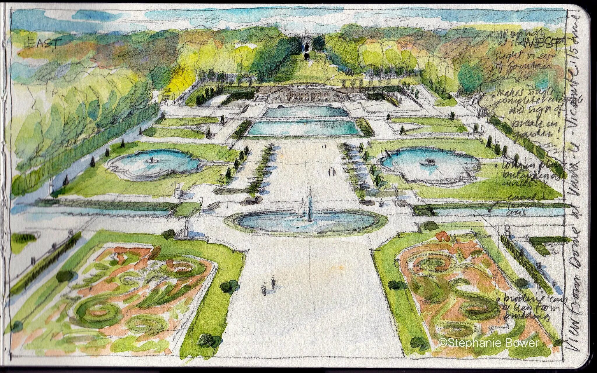 Версаль парк Франция акварель. Версаль планировка парка. План благоустройства Версальский дворец. Рисунок регулярный парк Версаль. Французский парк рисунок