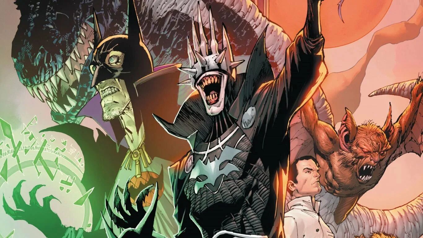 Batman Death Metal. Бэтмен темная Мультивселенная. ДС комикс Бэтмен который смеется. Темнейший рыцарь Бэтмен который смеется.