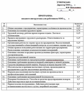 Наличие инструкций на рабочих местах