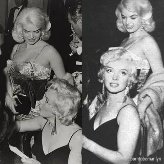 Jayne mansfield and marilyn monroe together