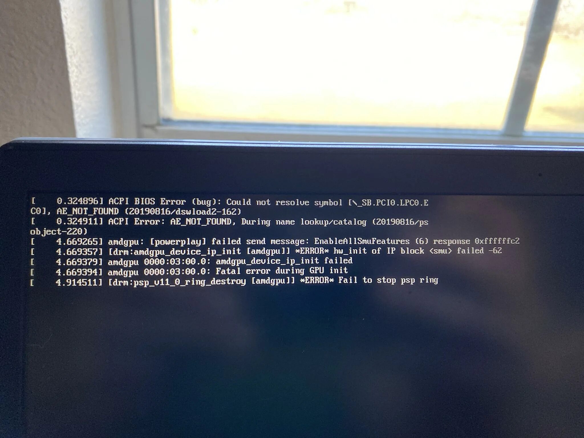Can init fail. Can init fail