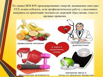 Профилактика сердечно сосудистых болезней