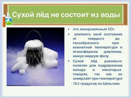 Химическое название и формула сухого льда
