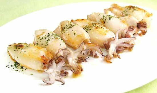 Вкусная Португалия: Каракатицы на гриле Аня в Португалии Дзен